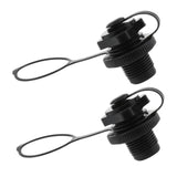 Maxbell 2x Inflatable Boat Air Valve Screw Kayak Valve Adapter for Raft Fishing Boat