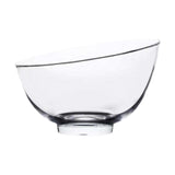 Maxbell 2 Pieces Glass Salad Bowls Glassware Clear for Fruit Dessert Kitchen Counter