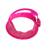 Maxbell Scuba Goggles No Fogging Waterproof Wide Angle for Adults Portable Diving Mask red