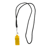 Maxbell Plastic Whistle with Lanyard for Emergency Survival Marine Safety Yellow - Aladdin Shoppers