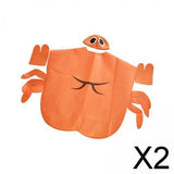 Maxbell 2xAdult Animal Costume Lovely Comfortable Animals Cosplay Costumes Suit Props Crab