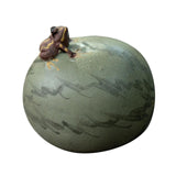 Maxbell Purple Clay Tea Pet Handcrafts Mini Tea Pet Sculpture for Home Shelf Cabinet G