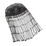 Maxbell Tassel Pearl Headpiece Flapper Bridal Tassel Cap for Parties Wedding Cosplay