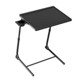 Maxbell Sofa Armrest Tray Table Modern for Bed or Chair 360° Swivel Snack Side Table