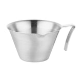 Maxbell Espresso Measuring Cup 100ml Capacity Pouring Cup for Kitchen Restaurant Tea Silver