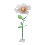 Maxbell Artificial Flower Lifelike Romantic Floral Arrangement for Home Event Garden Orange Pink