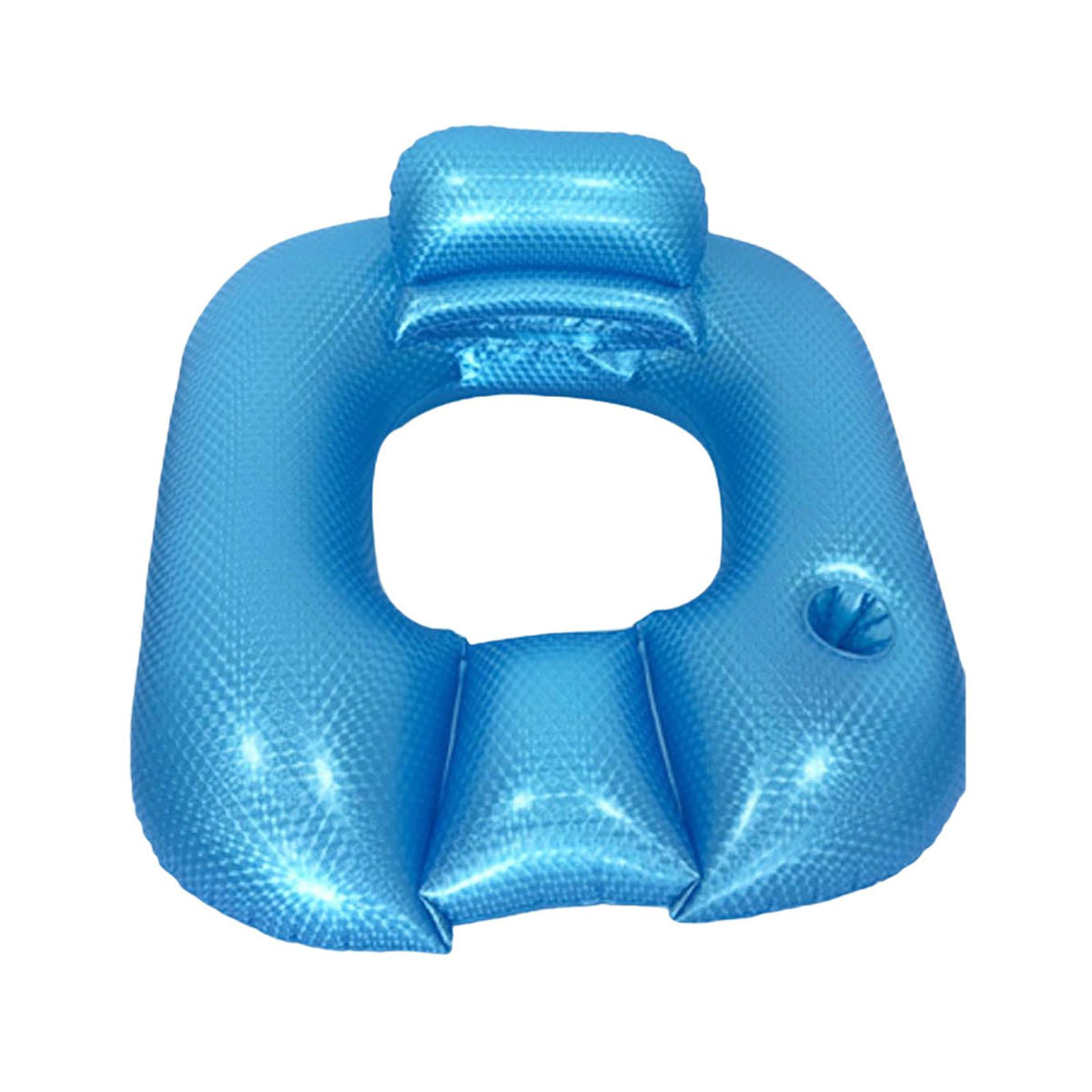 Maxbell Inflatable Pool Float Multifunction Pool Raft for Water Sports Vacation Yard blue