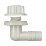 Maxbell Elbow Connector Hose Nozzle Adapter for Fish Tank Irrigation System Aquarium Gray