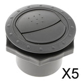 Maxbell 5xRV Trailer Yacht Side Roof Air Exhaust Vent Ventilation Outlet Vent Grey