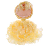 Maxbell Doll Wig Golden Long Curly Hair With Head Scalp Shell Kit For 12inch Blythe