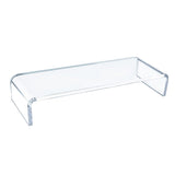 Home Clear Monitor Stand Shelf PC LCD Computer Screen Riser Tray Holder 2pcs