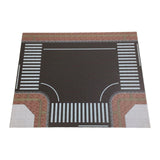 Maxbell 1/64 Highway Scene Model Car Scene Mat Background Nonslip Layout Parking Lot Style C