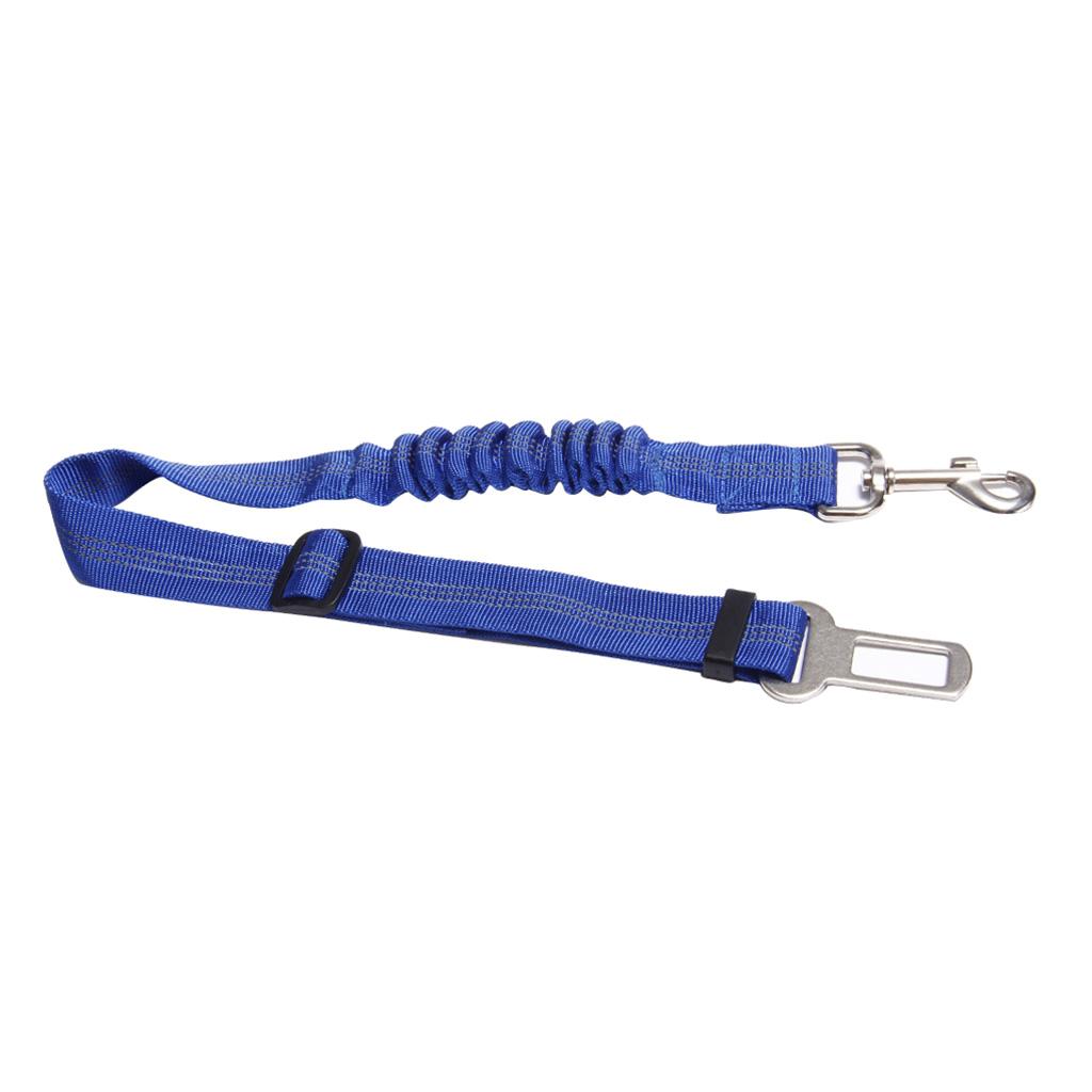 Maxbell Maxbell 2 Pcs Adjustable Pet Cat Dog Car Seat Belt Nylon Leash For Pet Dog Blue