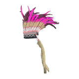 Maxbell Chief Indian Headdress Artificial Feather Hat for Show Role Playing Festival