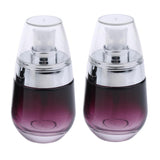 Maxbell Maxbell 2Pcs 30ML Glass Perfume Bottle Pump Sprayer Makeup Vials Sliver Pump