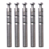 Maxbell Maxbell 5pcs Stainless Steel Rod Tip Top Swivel Rotating Ring Inner Diameter 1.6mm