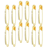 Maxbell Maxbell 12Pcs Decorative Brooch Sturdy Versatile Suit Brooch for Party Scarf Wedding Gold