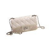 Maxbell Women PU Leather Shoulder Bag Armpit Bag Chic Purse for Vacation Work Travel White