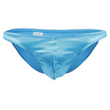 Maxbell Maxbell Sexy Men's Shiny Imitation Leather Pouch Mini Briefs Underwear XL Blue
