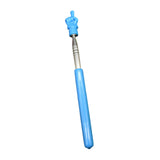 Maxbell Telescopic Teacher Pointer Portable Hand Pointer for Conference Presentation Rubber Cover Blue
