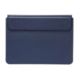 Maxbell Laptop Sleeve Case with Stand Protective Cover Carrying Case PU Leather Bag Dark Blue