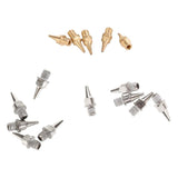 Maxbell 15 Stainless Steel 0.2 &0.3&0.5mm Nozzles Part Replacement for Airbrush Gun