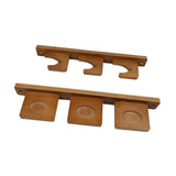 Wall Mount Sword Holder Tanto Flute Storage Rack Vertical Display Decorative 3 Slots