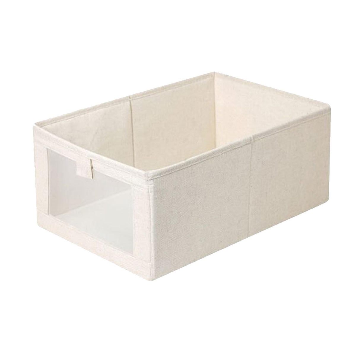 Maxbell Foldable Clothes Storage Bin Sturdy Basket for Blanket Bed Sheets Comforters L