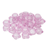 Maxbell Maxbell 30 Pieces 5g Plastic Pot Jars Lotion Cream Sample Empty Container Pink