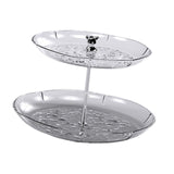 Maxbell Dry Fruit Organizer Multifunctional Candy Box for Party Thanksgiving Wedding clear 2 floor