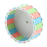 Maxbell Maxbell 1 Pc Small Pet Exercise Running Wheel Silent Quiet Spinner Roller Multicolor