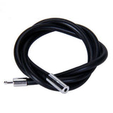 Maxbell 8x 3mm Rubber Cord Necklace Choker Chains With Stainless Steel Closure - 8 Sizes