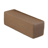 Maxbell Couch Arm Rest Pillow Zipper Design Armrest for Armchair Bedroom Living Room Dark Brown