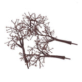Maxbell 15x10pcs Scenery Landscape Model Bare Tree Trunk Decorations 12cm