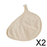 Maxbell 2xSilicone Breast Protective Pocket Cotton Protect Pocket for Mastectomy Women L Right
