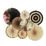 Maxbell 2 Set Mini Paper Fans Birthday Baby Shower Wedding Party Hanging Ornament