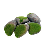 Maxbell 5Pcs Fake Rocks Diorama Faux Rocks for Yard Floral Arrangements Fairy Garden F