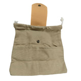 Maxbell Outdoor Foraging Bag with Drawstring Belt Bag for Outdoor Foragers Gardeners gray