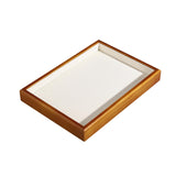 Maxbell Jewelry Display Tray Pendants Bracelets Display Case for Drawer Counter Home Empty Plate