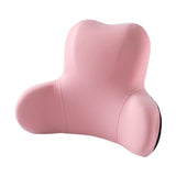 Memory Foam Lumbar Support Pillow Breathable Office Waist Pillow Accessories Pink