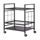 Maxbell Blueprint Storage Rack Map Cabinet Metal Wrapping Paper Cart for School Home