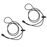 Maxbell Maxbell Elastic Sports Laces Lock Shoelaces Trainer Running Jogging Triathlon Black