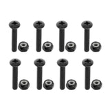 Maxbell 3xReplacement Longboard Skateboard Mounting Hardware Screws Black_35mm_8pcs