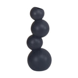 Maxbell Ceramic Flower Vase Modern Elegant Artistic Vase for Dinner Table Party Desk L black