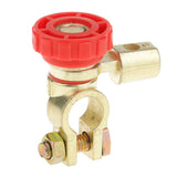 Maxbell Maxbell Universal Battery Disconnect Terminal Quick Cut-off 17mm Rotary Switch Red