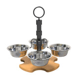 Maxbell Elevated Cat Bowls Puppy Dishes Raised Cat Dishes for Indoor Cats Small Dogs