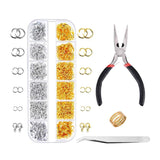 Maxbell 12 Grids Jewelry Making Set Tool Findings Starter Plier Beading Accessories - Aladdin Shoppers