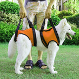 Maxbell Maxbell Pet Auxiliary Belt Dog Harness Carriers Assist Sling Portable Lift L Orange