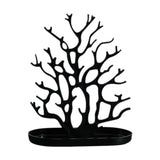 Maxbell Jewelry Display Stand Ornament Elegant Tree Tower Rack for Necklace Earrings Black