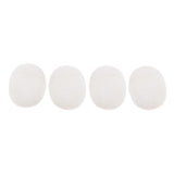 Maxbell Maxbell 4 Piece Hot Spa Massage Stone Rock Energy Stone for Body Facial Care White